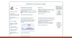 Desktop Screenshot of calcul-impots.net