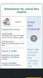 Mobile Screenshot of calcul-impots.net