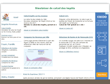 Tablet Screenshot of calcul-impots.net